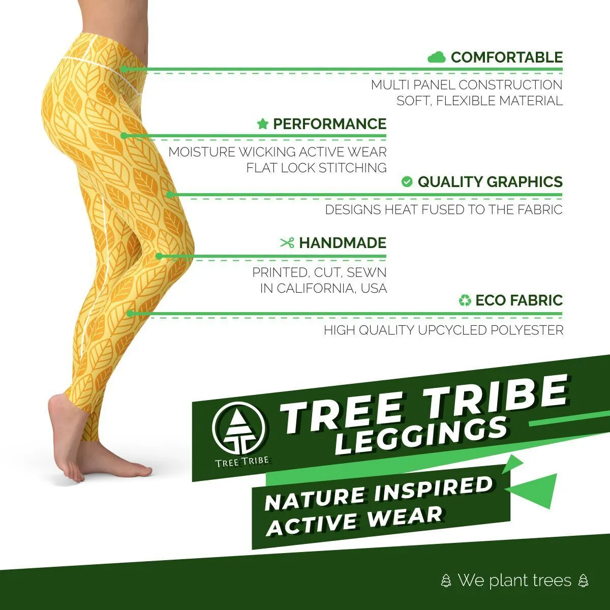 Golden Leaf Leggings
