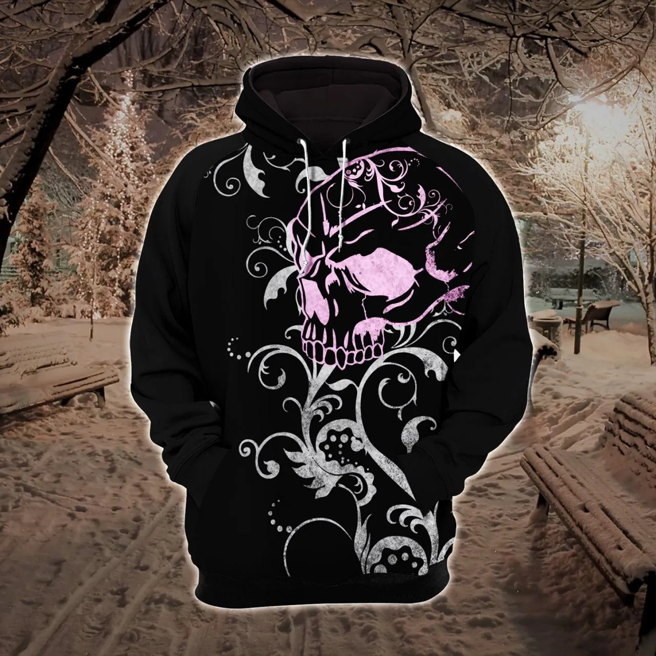 Gothic Skull Little Nightmare Combo Hoodie and Leggings