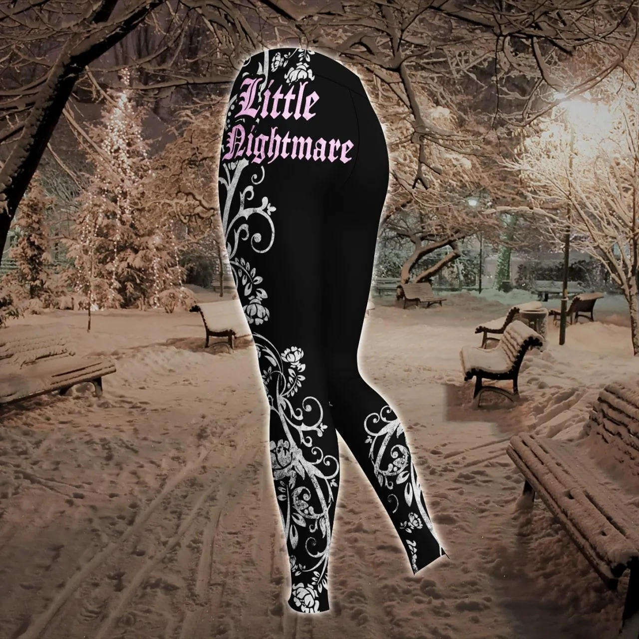 Gothic Skull Little Nightmare Combo Hoodie and Leggings