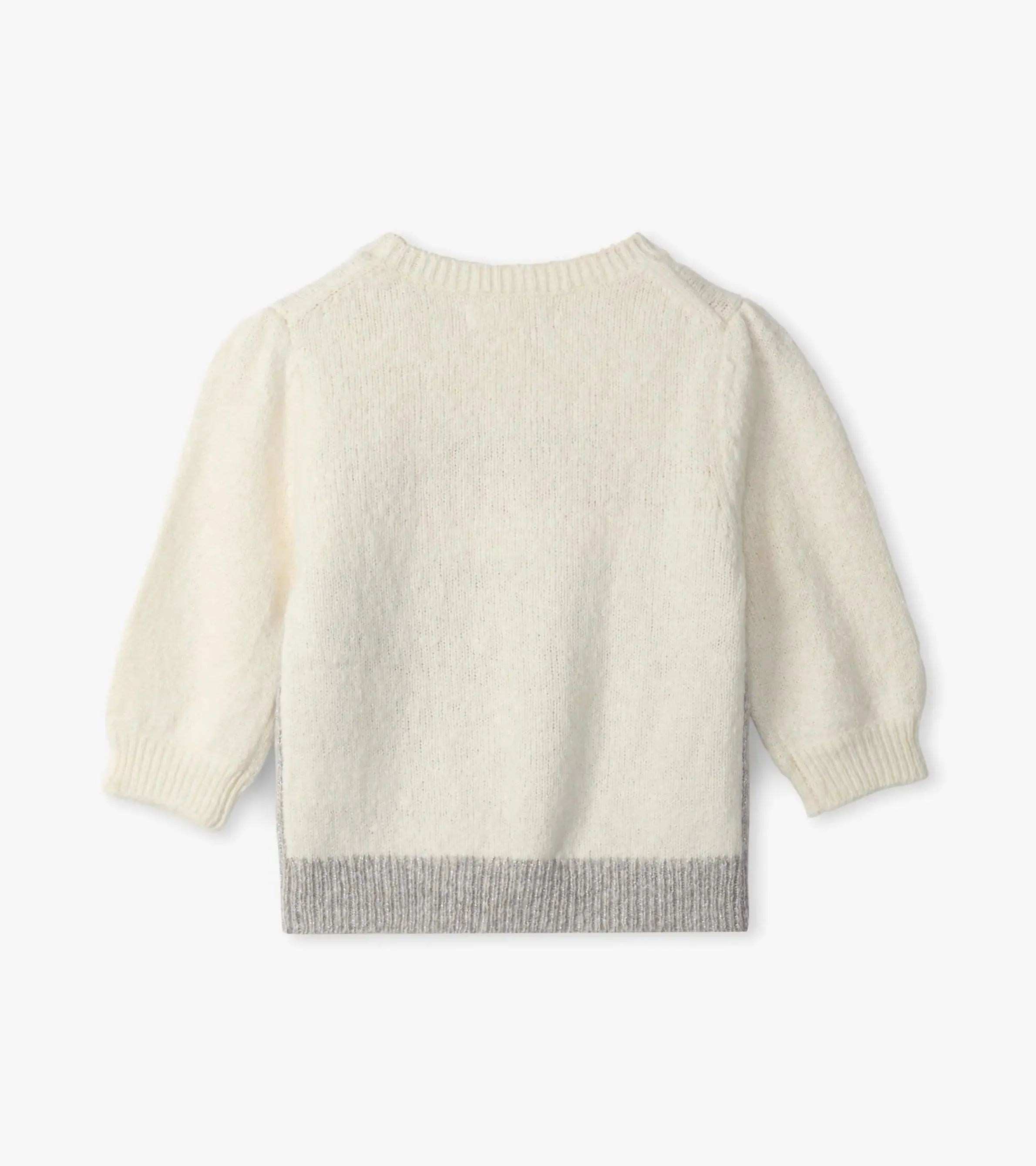 Happy Shimmer Kitty Baby Sweater | Hatley