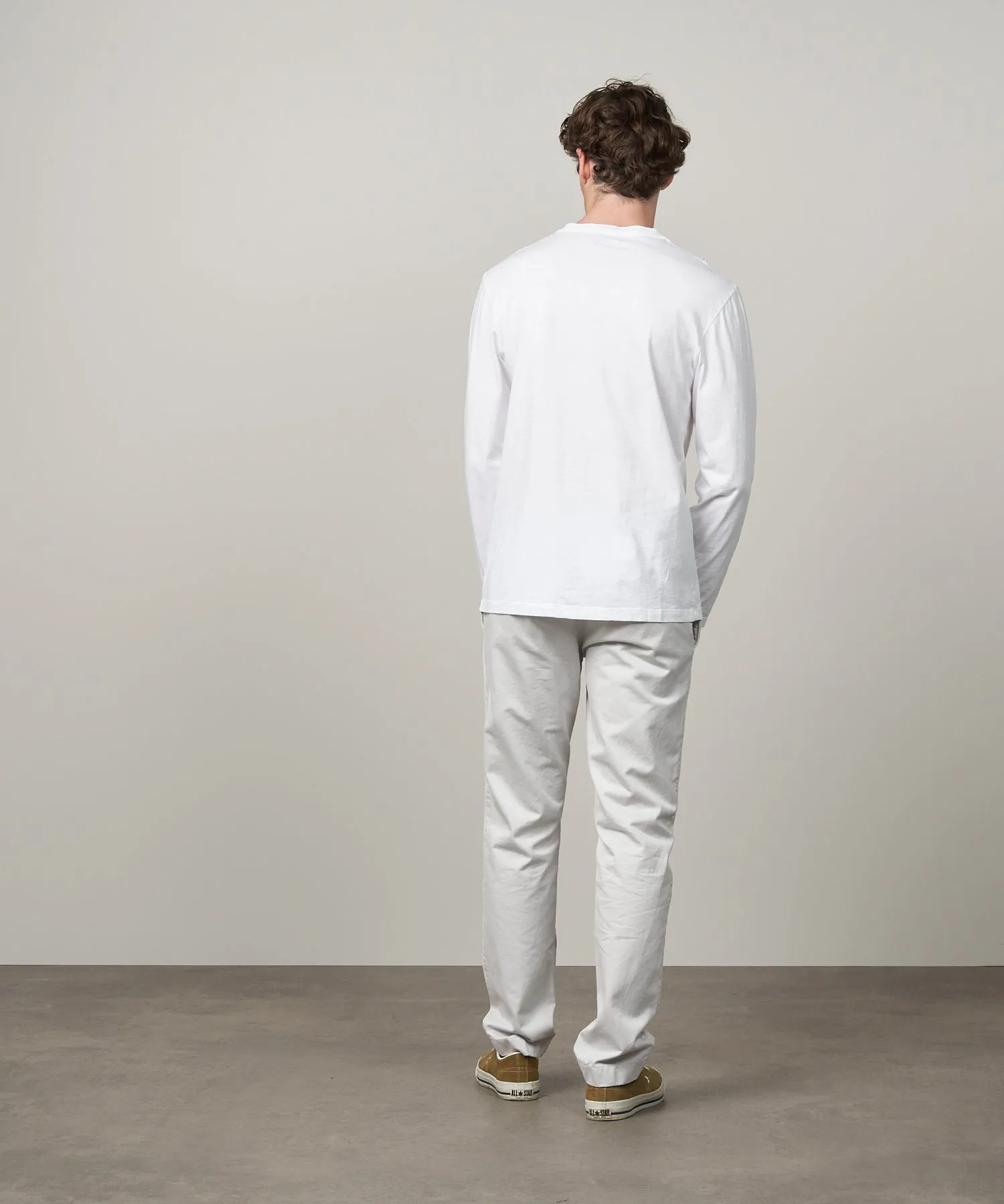 Hartford White Henley T-Shirt