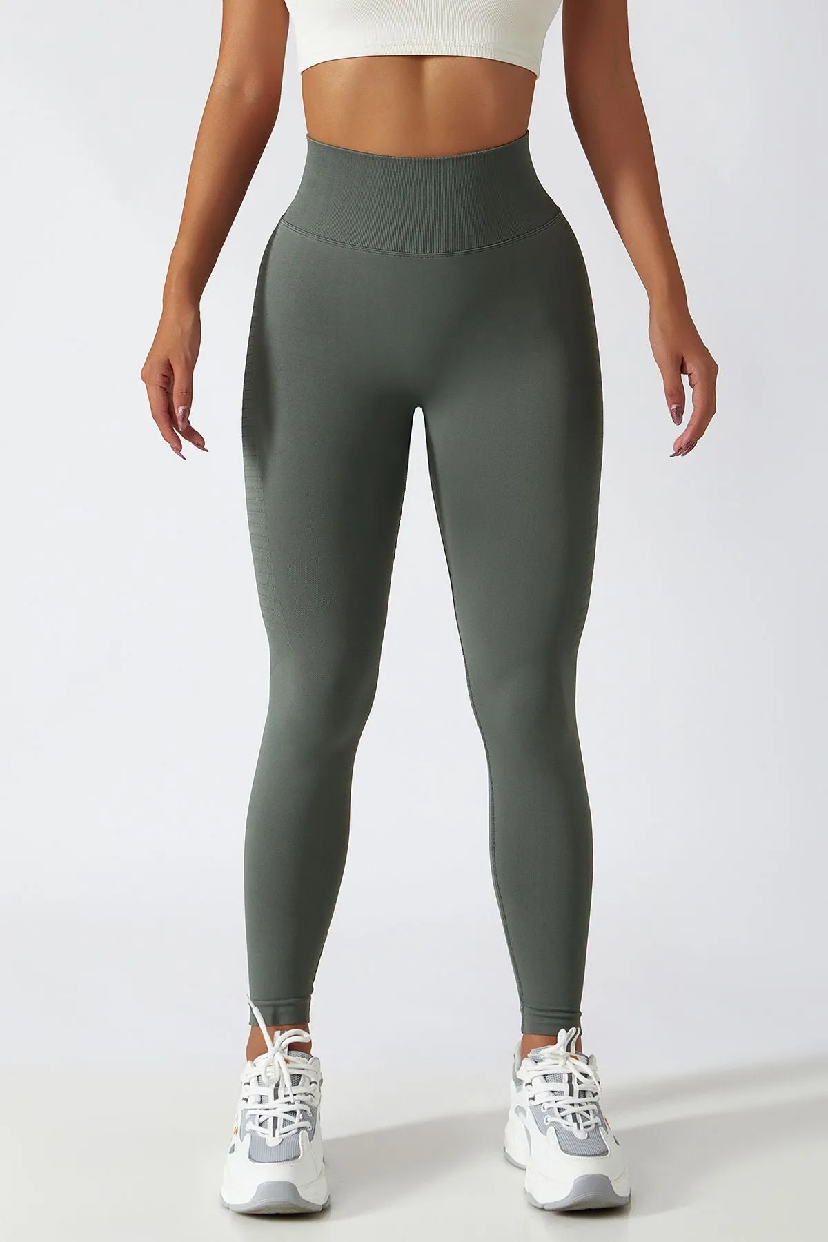 High-Rise Butt Lifting Seamless Leggings