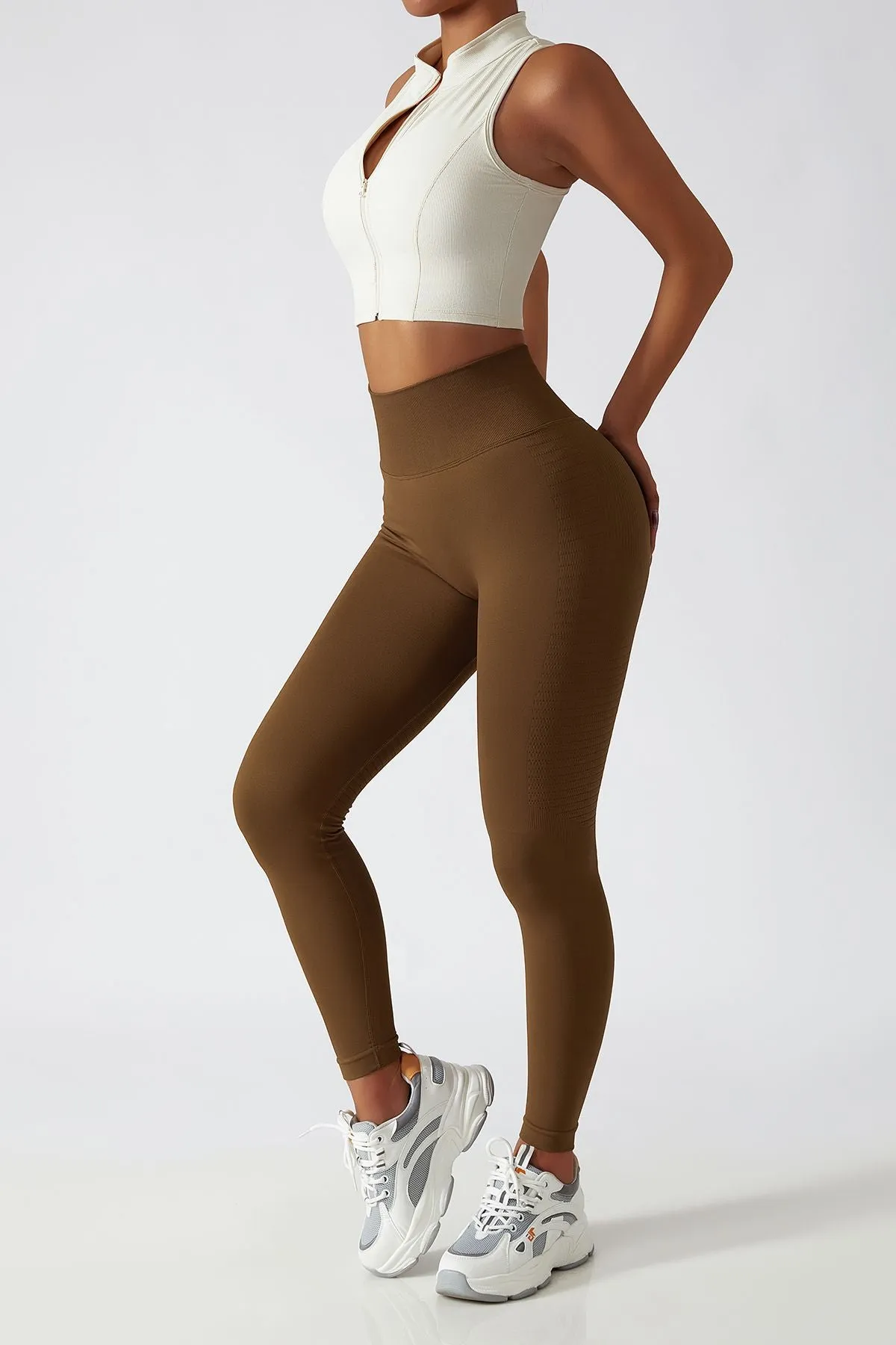 High-Rise Butt Lifting Seamless Leggings