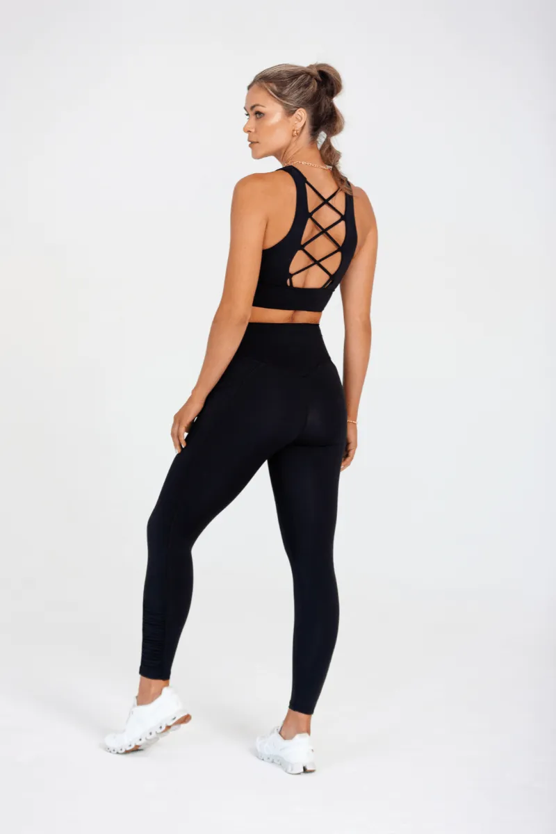 High Waist Leggings - Black
