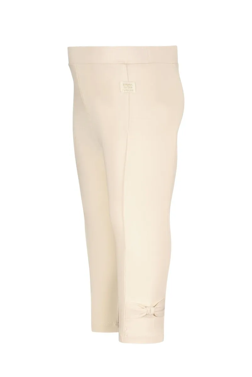 HILDIE bows at side legging Ivory