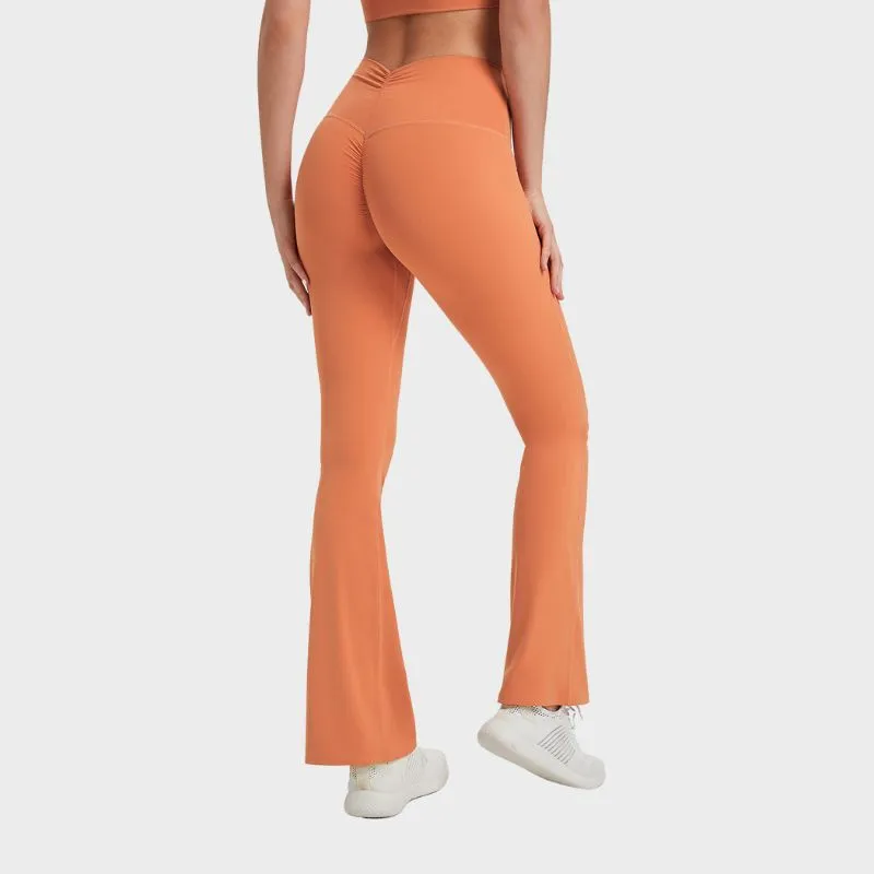 HILMA- Yoga Leggings med utsvängda ben