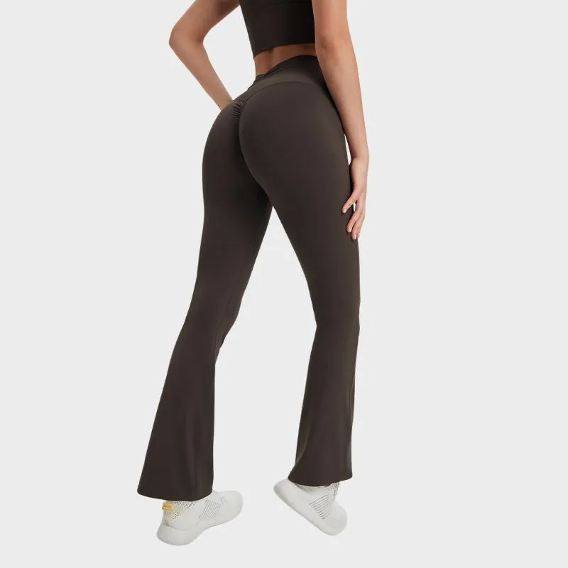 HILMA- Yoga Leggings med utsvängda ben