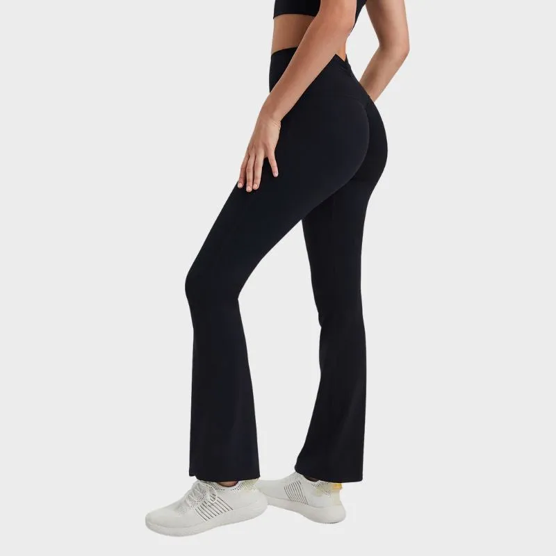HILMA- Yoga Leggings med utsvängda ben