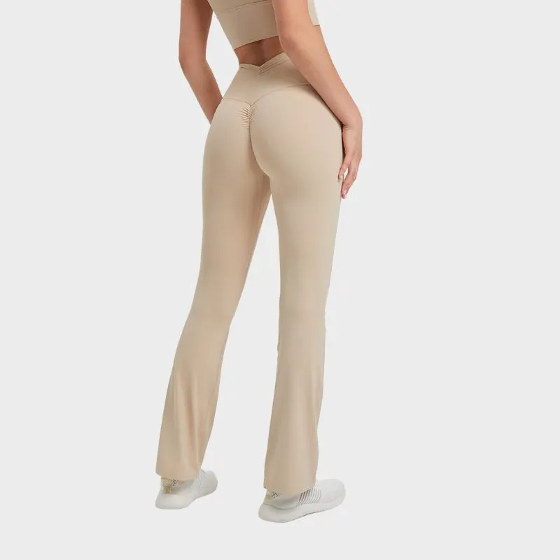 HILMA- Yoga Leggings med utsvängda ben