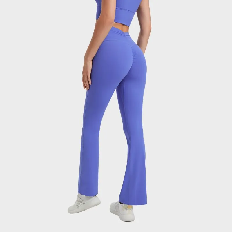 HILMA- Yoga Leggings med utsvängda ben