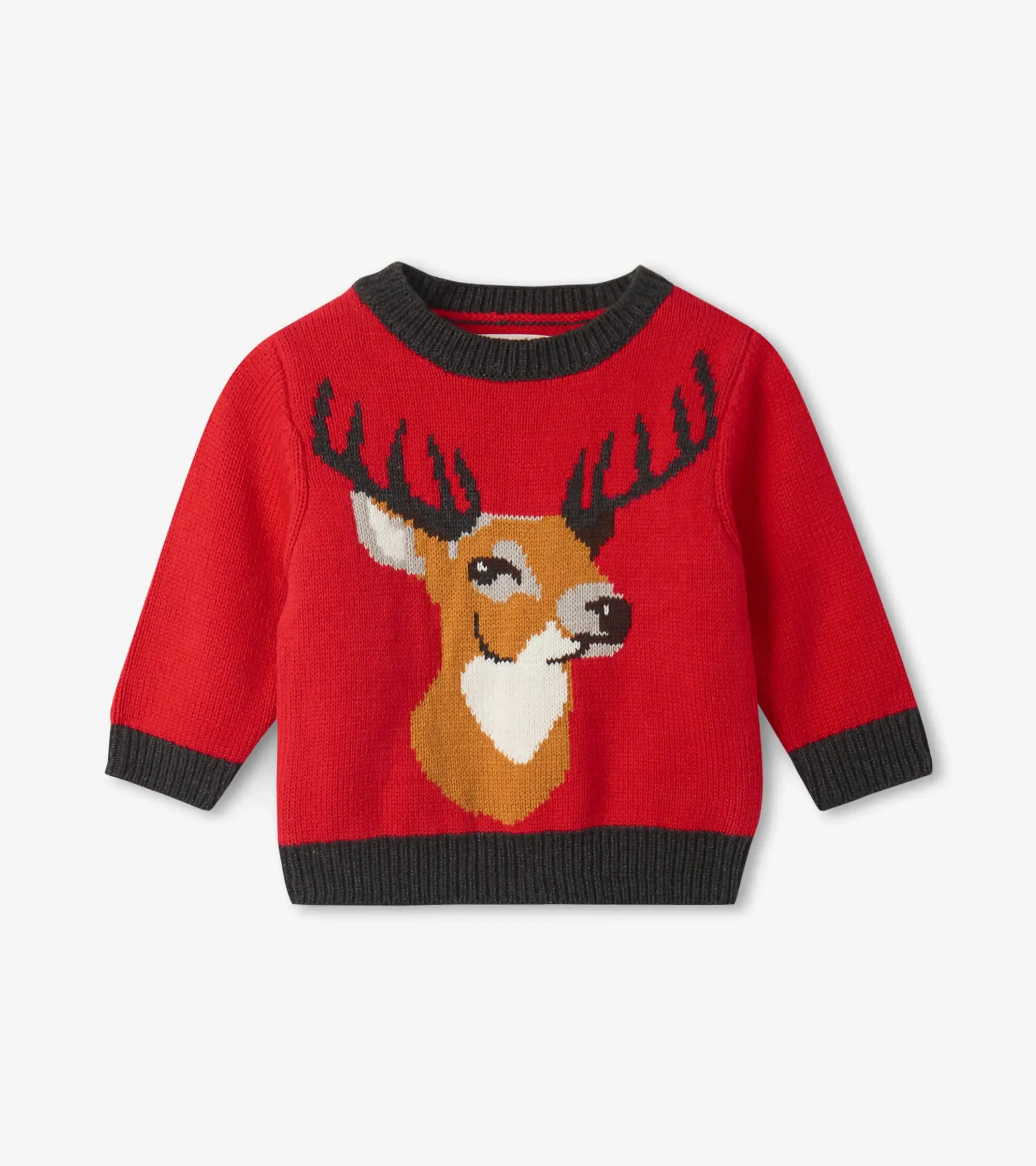 Holiday Stag Baby Sweater | Hatley