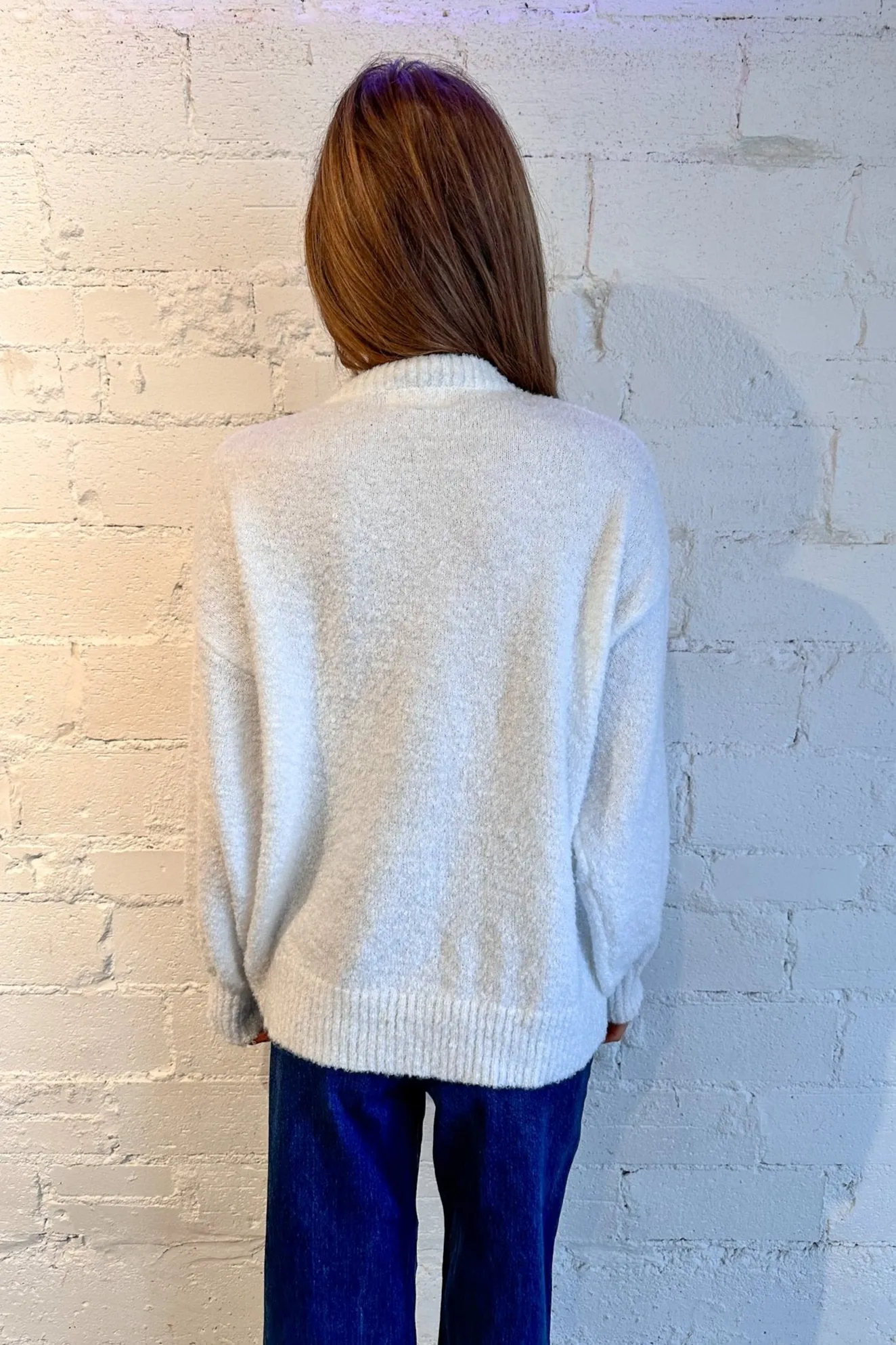 Holly Jolly Cute Cursive Sweater