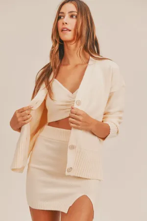 Ivory 3 Piece Sweater Set (Online Only)