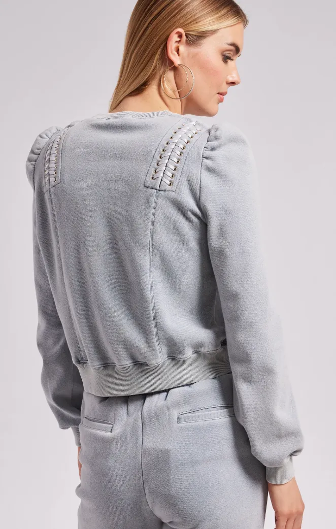 JOE LACE-UP SWEATSHIRT