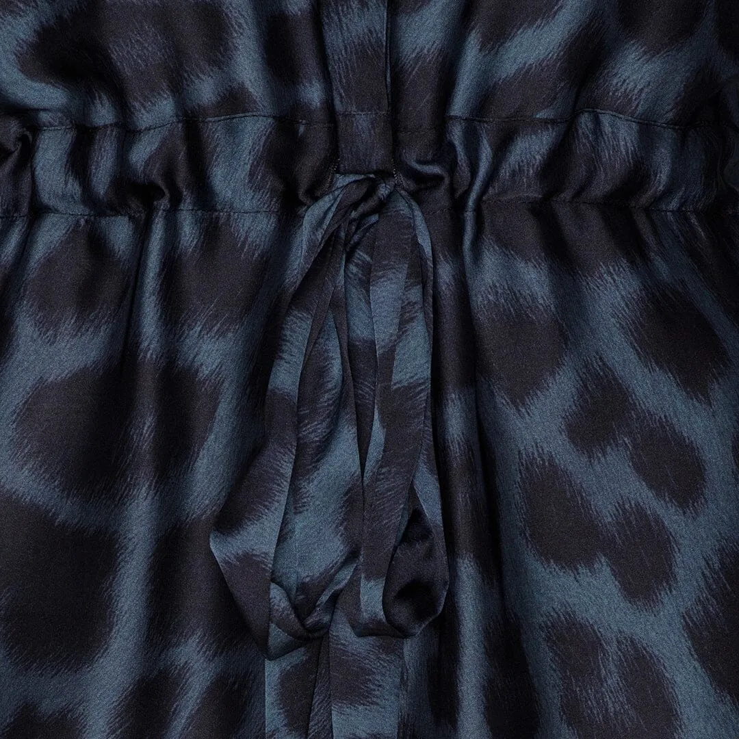 Karmamia - Nakita Maxi Dress - Navy Flower Leopard