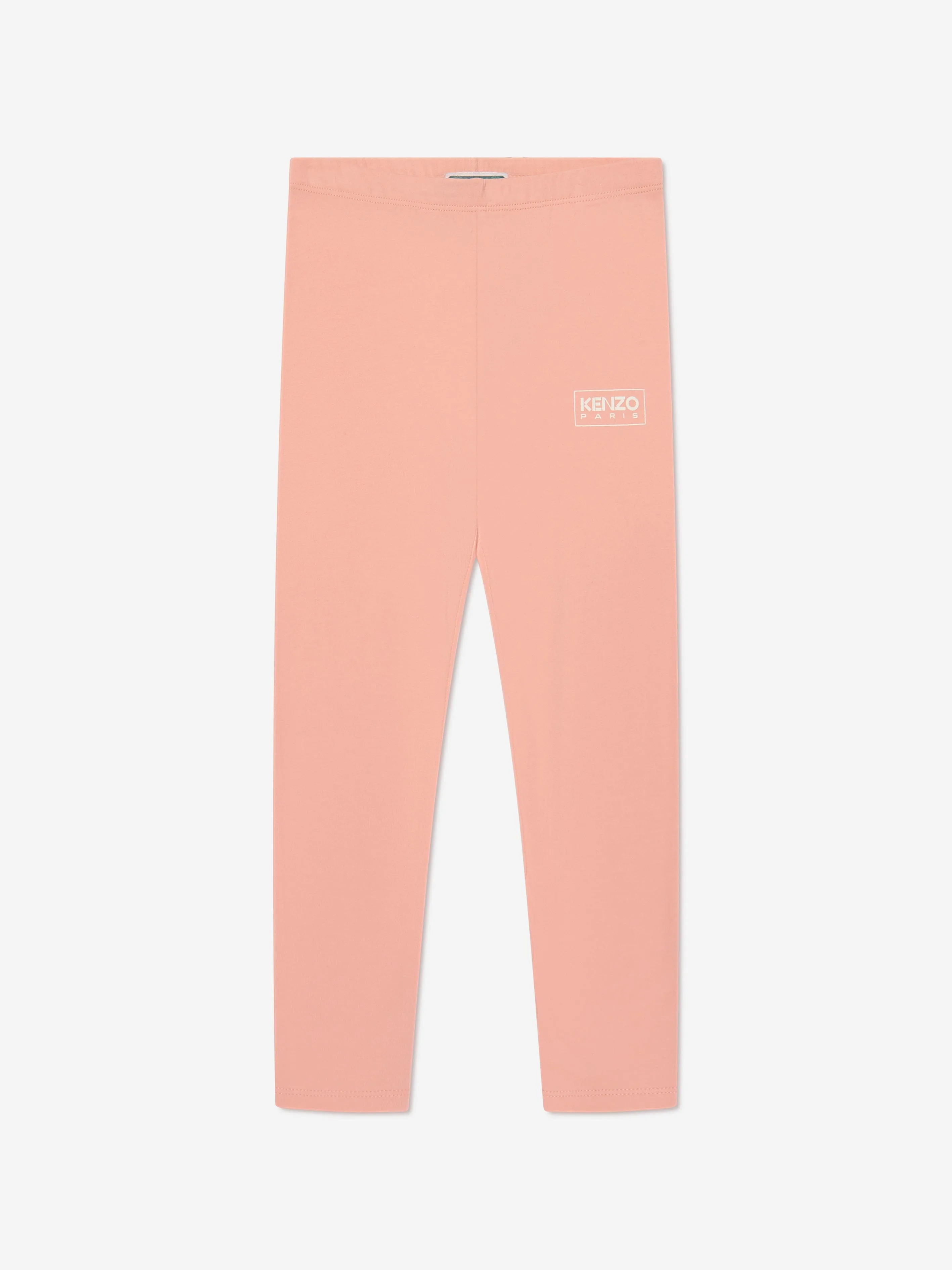KENZO Girls Logo Leggings in Pink