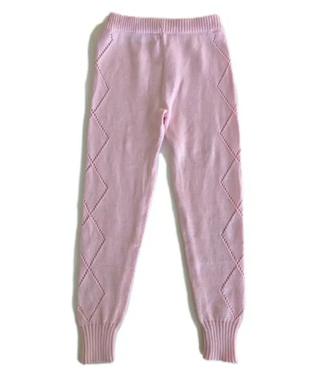 Knitted Leggings - Strawberry Smoothie