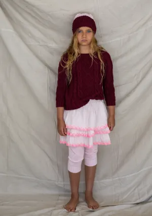 Knitted Leggings - Strawberry Smoothie