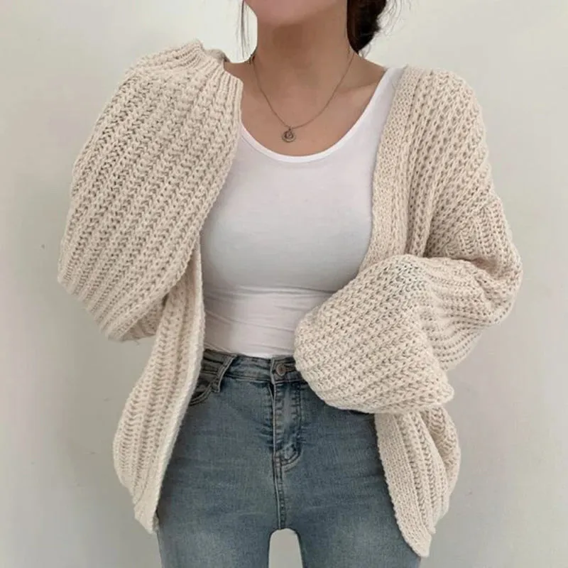 Korean Harajuku Lantern Cardigan