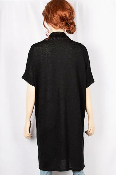 Ladies half sleeve long Drape Cardigan
