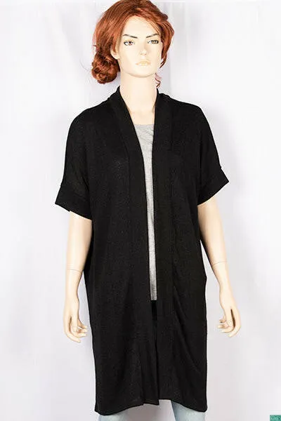 Ladies half sleeve long Drape Cardigan