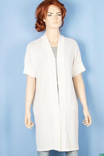 Ladies half sleeve long Drape Cardigan