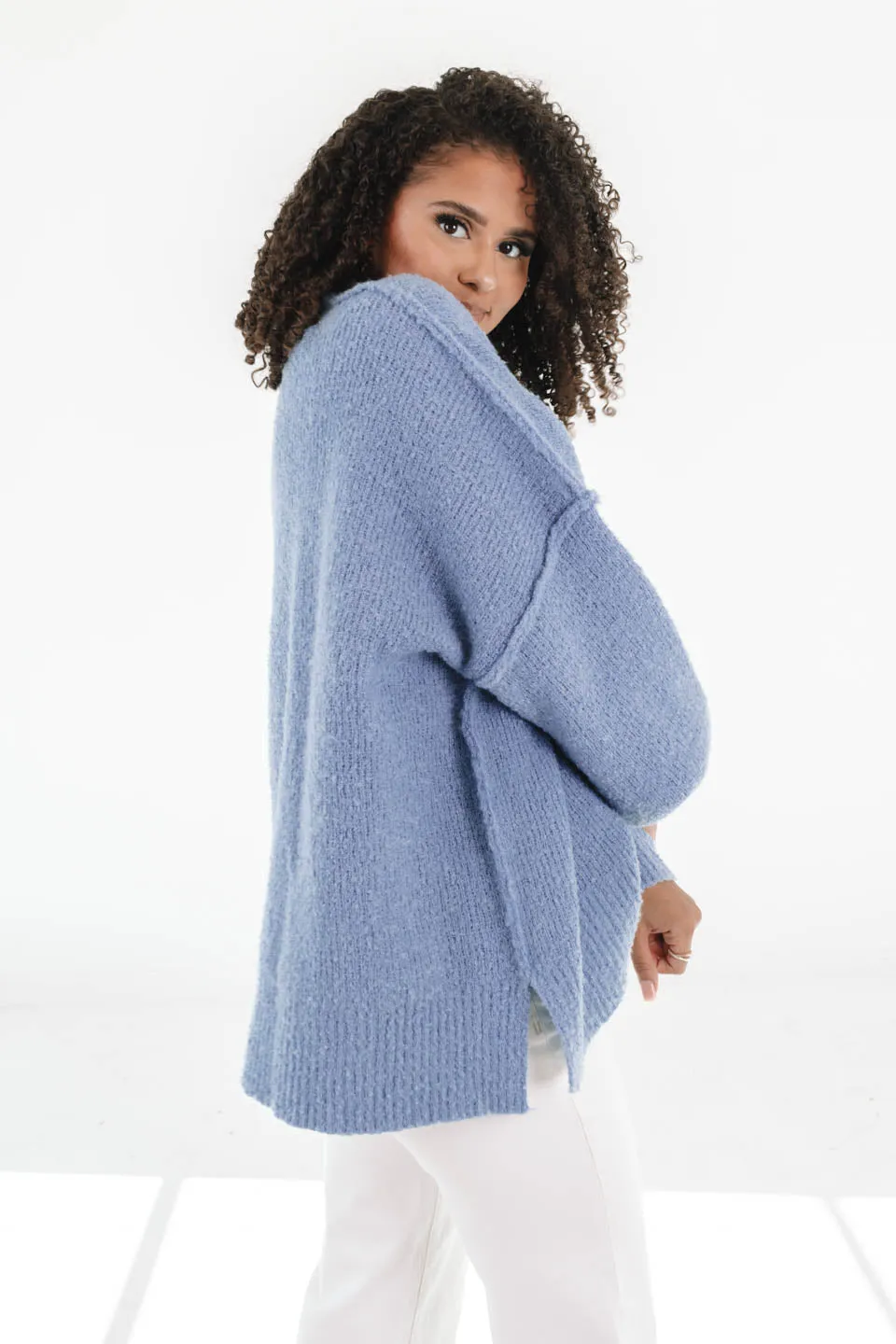 Lazy Saturday Sweater - Blue