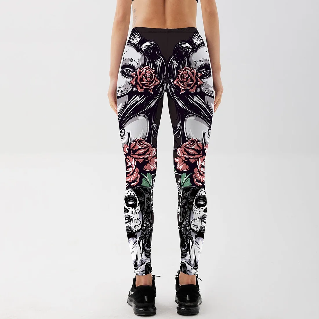Leggings Gothique Roses