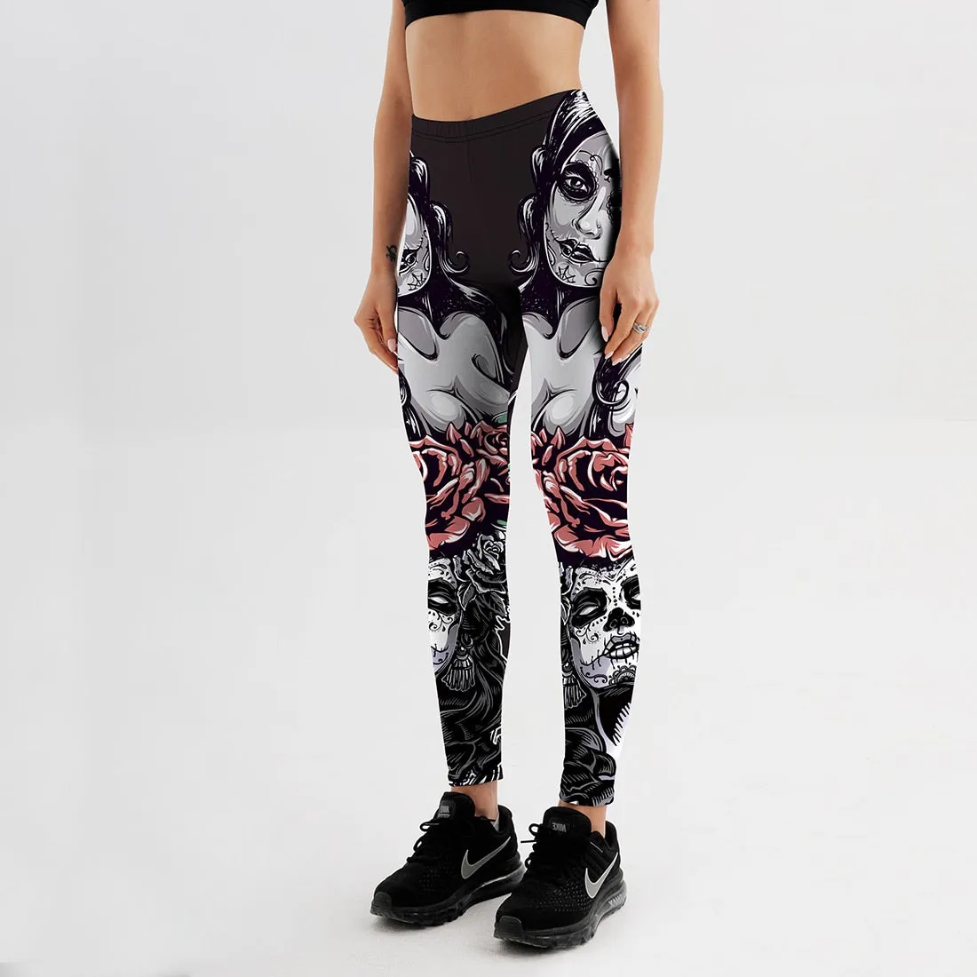 Leggings Gothique Roses