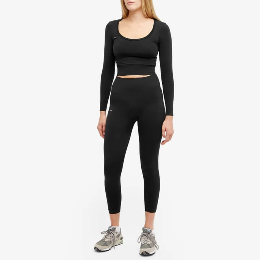 Leggings Pangaia Motion Low Impact 7/8, black
