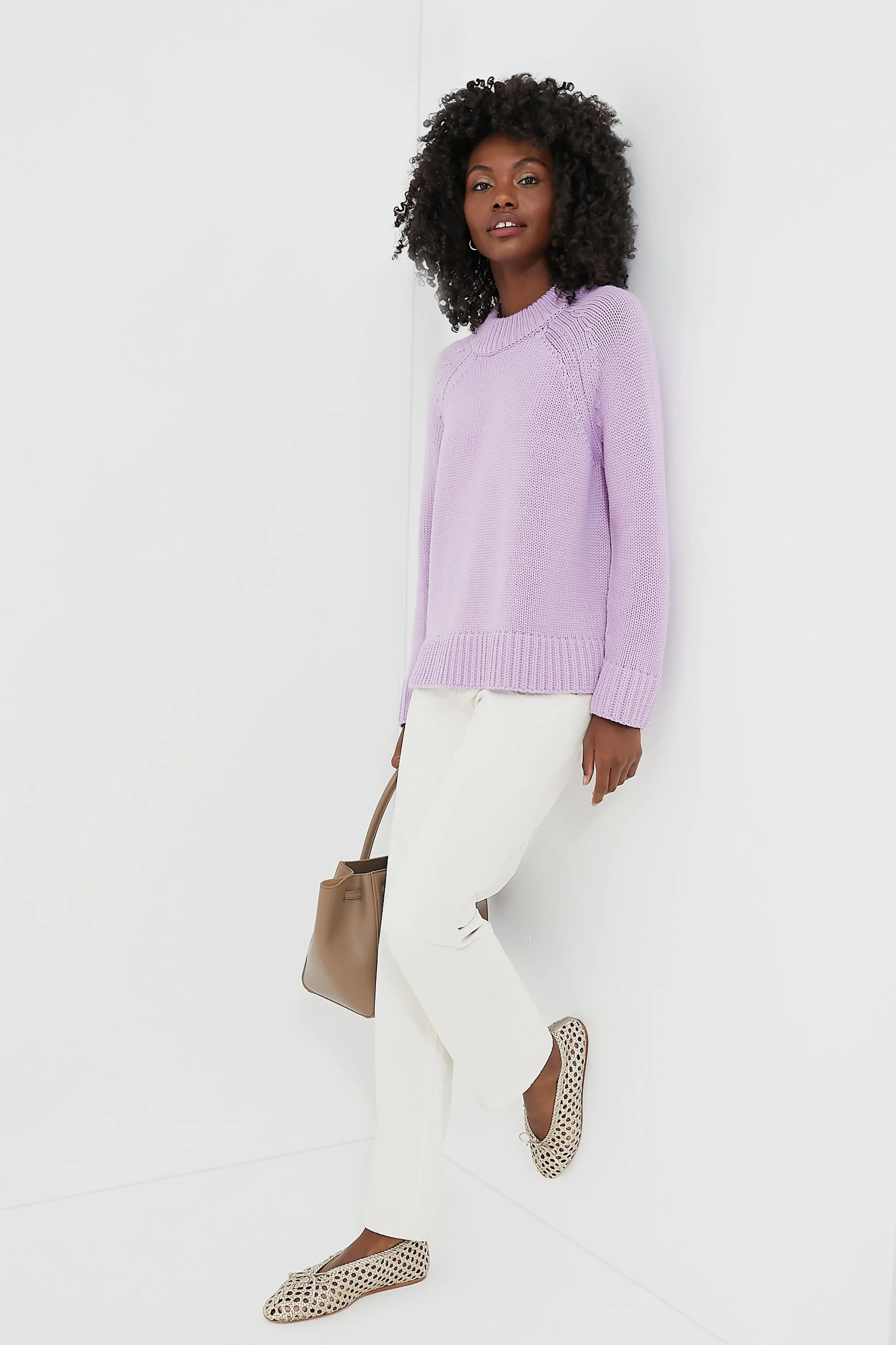 Lilac Claude Crewneck Sweater