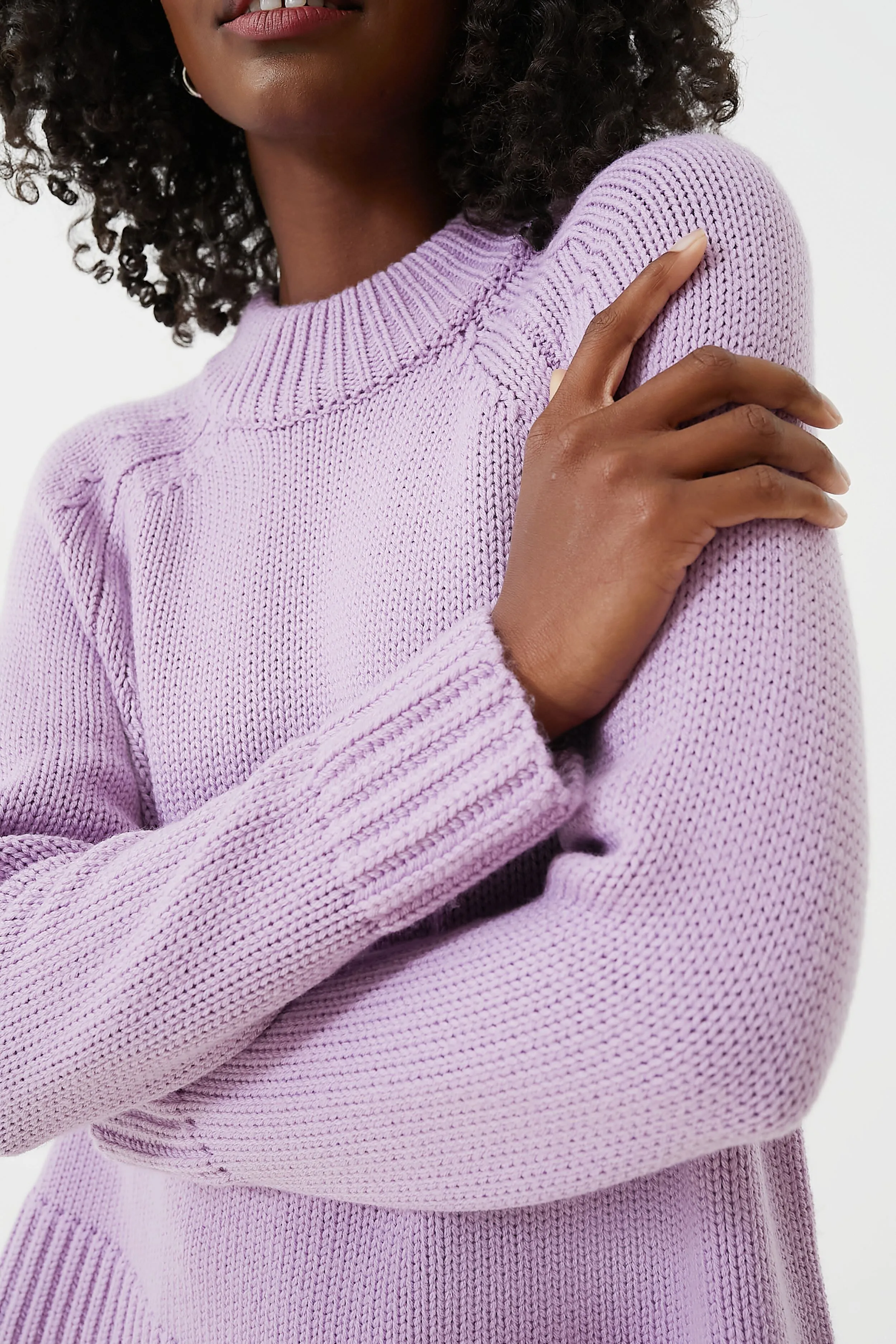 Lilac Claude Crewneck Sweater
