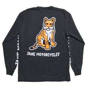 LITTLE TIGER LONG SLEEVE T-SHIRT - CHARCOAL