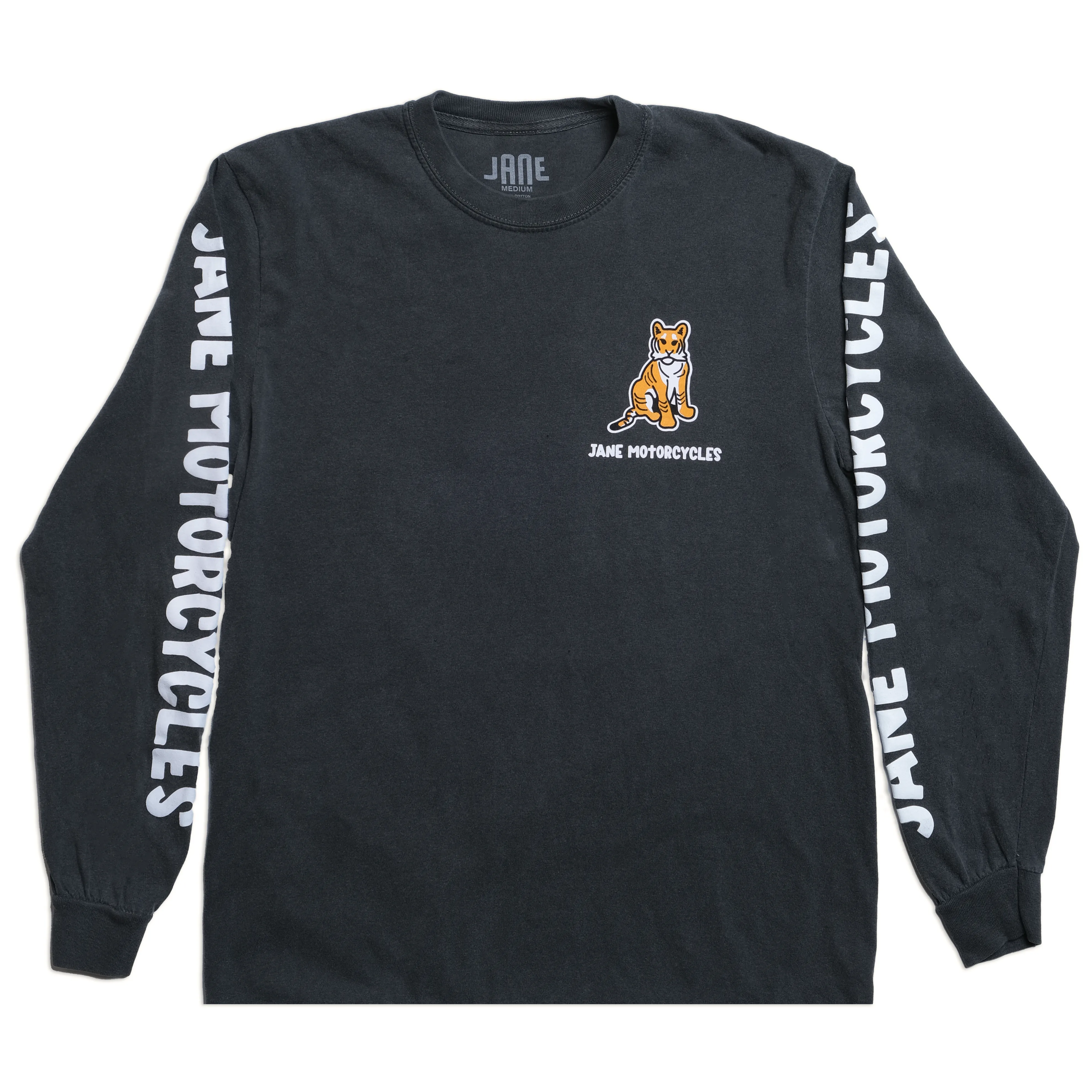 LITTLE TIGER LONG SLEEVE T-SHIRT - CHARCOAL