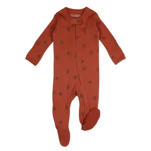 L'ovedbaby Printed Organic Zipper Footie