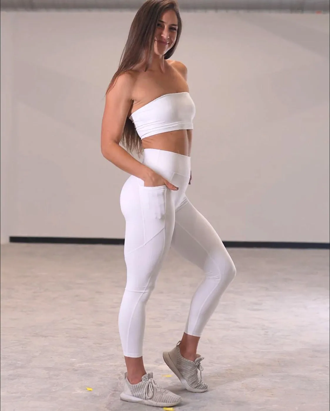 Luxe White Leggings