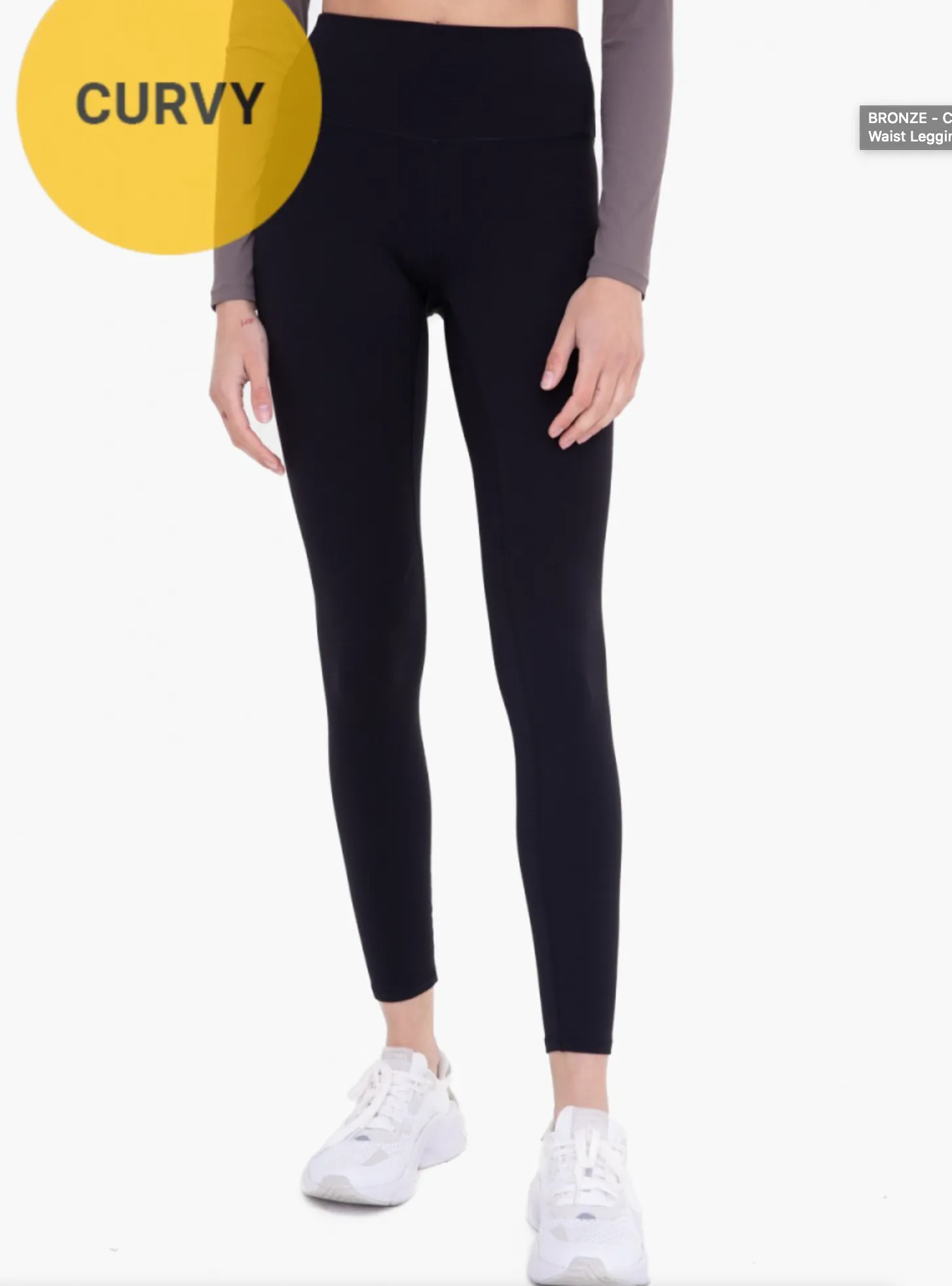 Manhattan Minimal High-Waisted Leggings - Final Sale