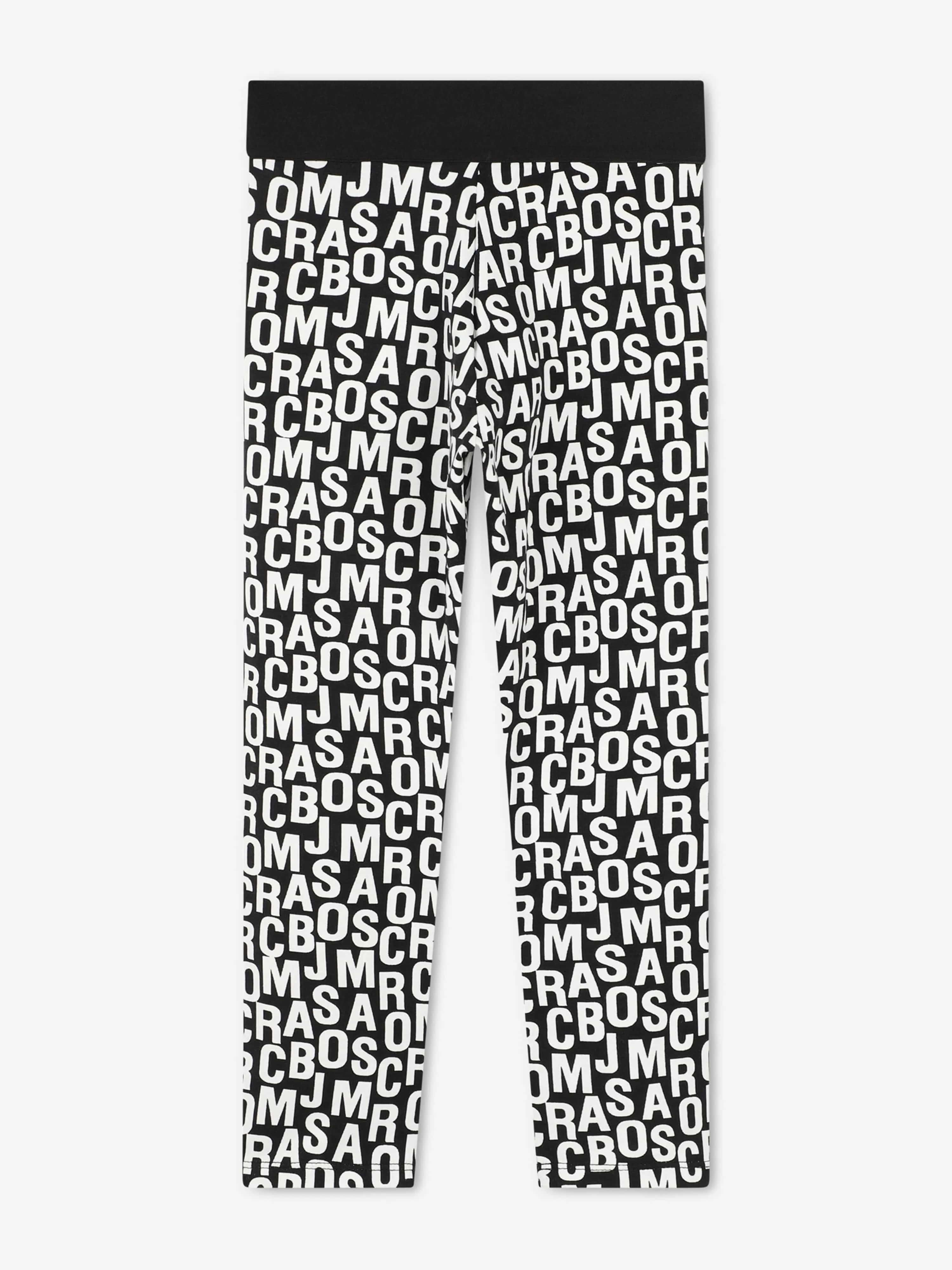 MARC JACOBS Girls Logo Leggings in Black