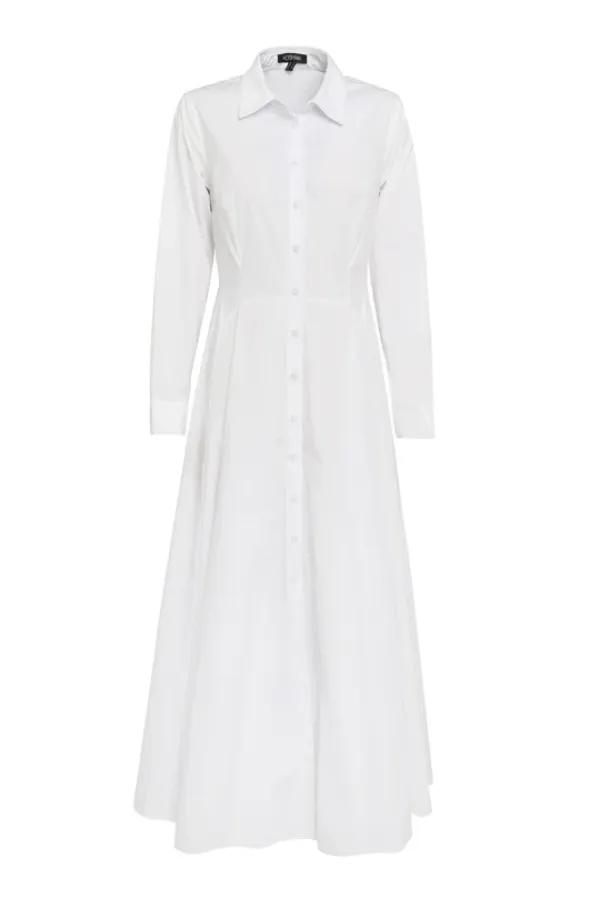 Marseille Maxi Shirt Dress White