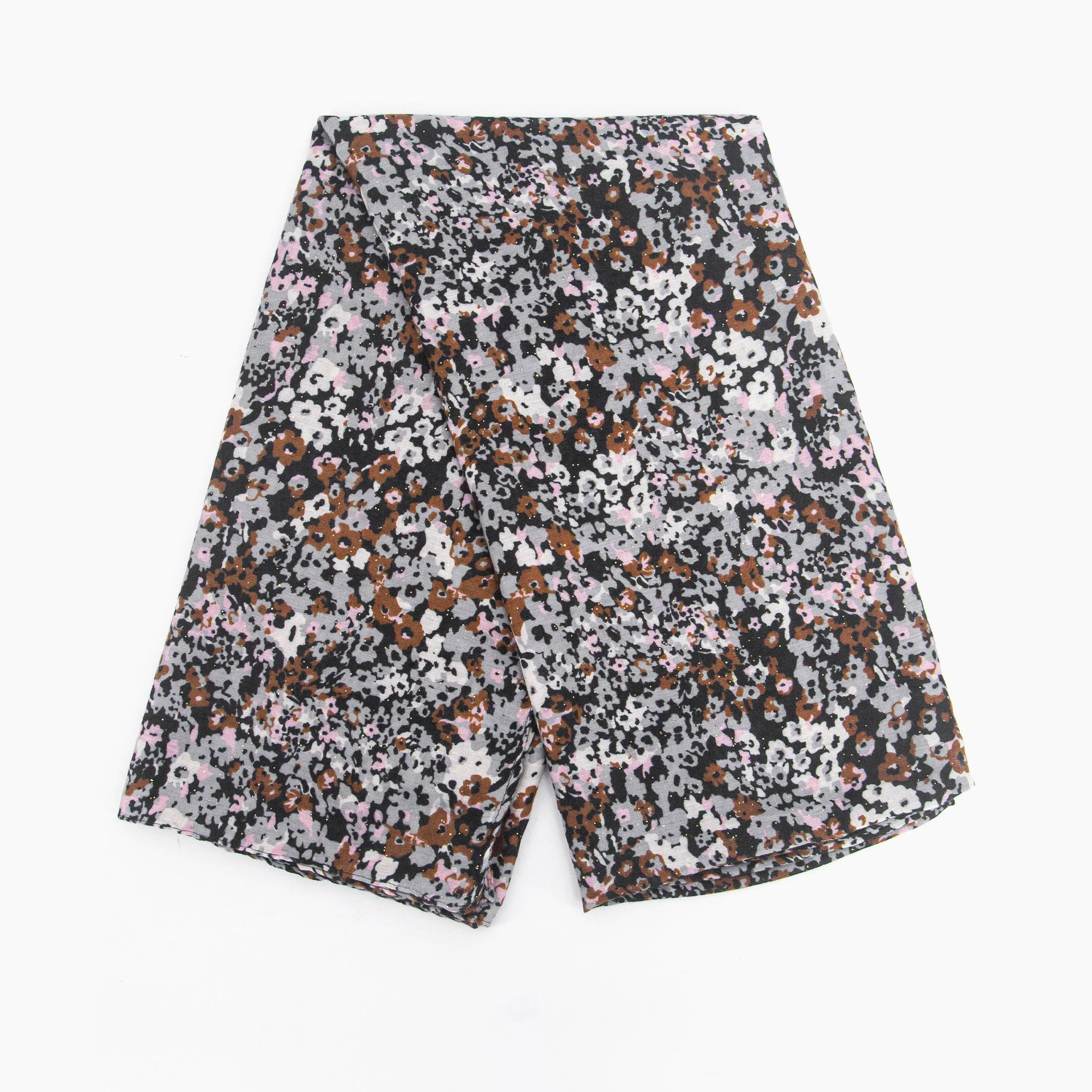 Meera Lightweight Scarf - Neutral, Floral