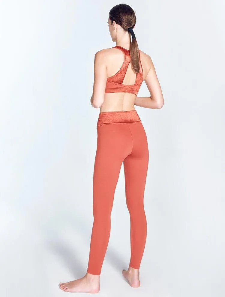 Melina Red Ochre Leggings