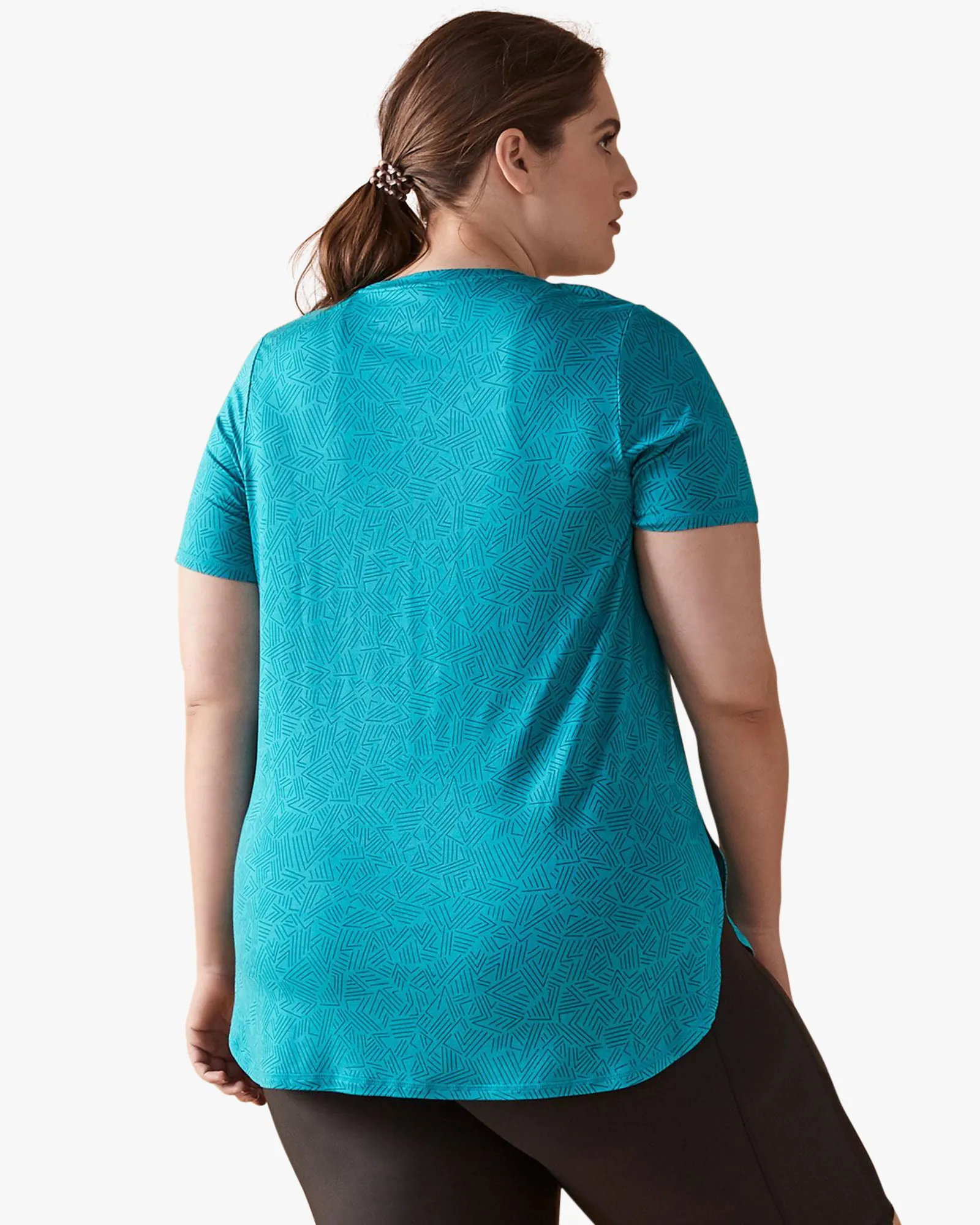 Melissa Knit Tee | Light Blue / Light Blue