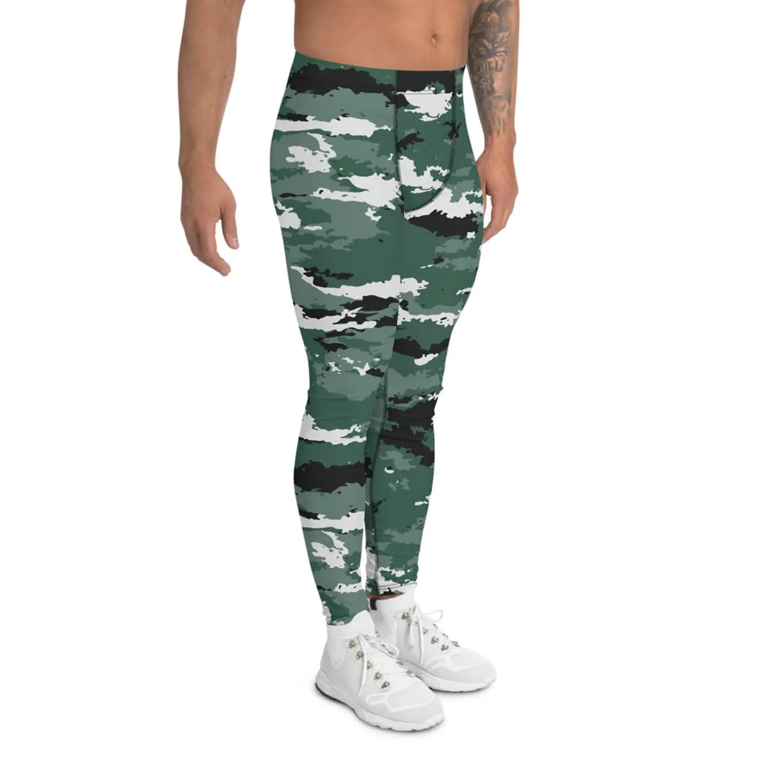 Men's Eco-Friendly Camouflage Performance Leggings