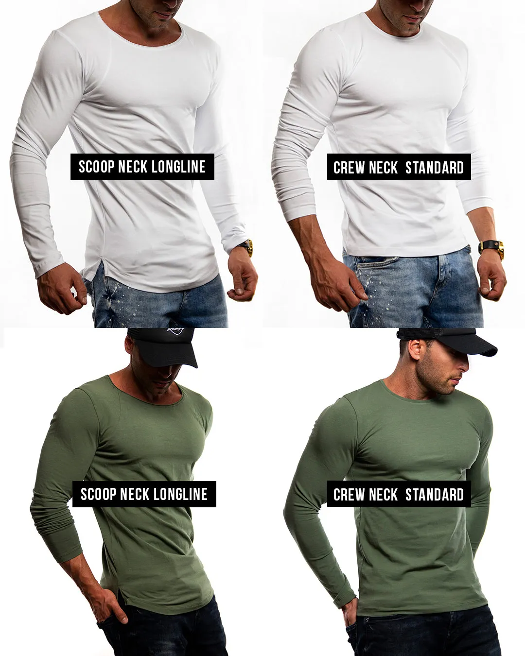 Mens Long Sleeve T-shirt "TRUST NO ONE" MD976