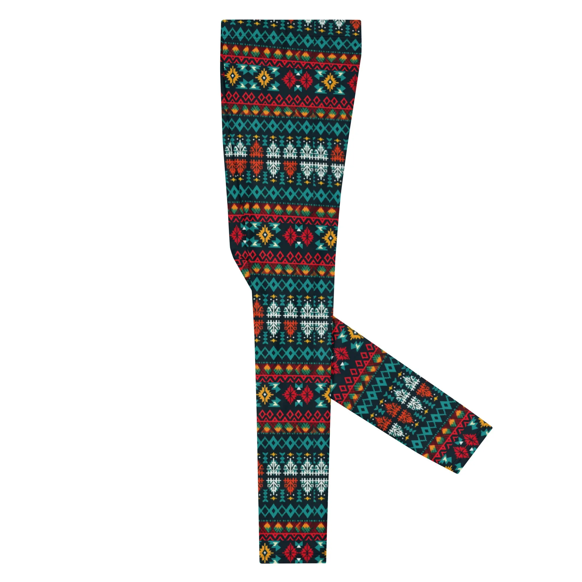 Men's Ugly Christmas Holiday Leggings – Festive, Fun, and Ready to Make a Statement