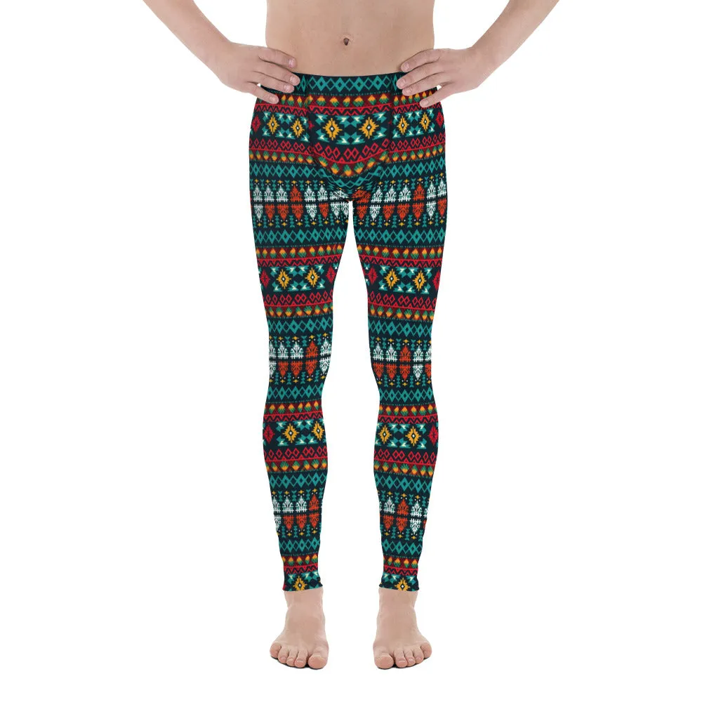 Men's Ugly Christmas Holiday Leggings – Festive, Fun, and Ready to Make a Statement