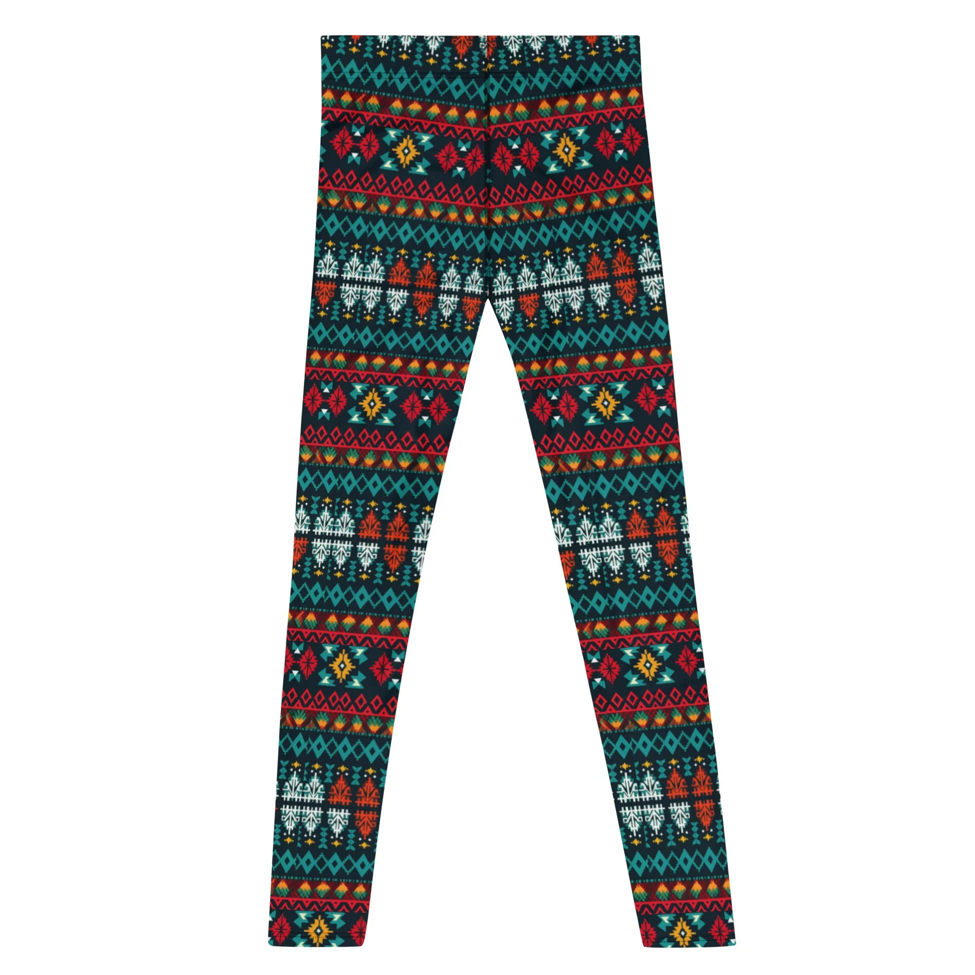 Men's Ugly Christmas Holiday Leggings – Festive, Fun, and Ready to Make a Statement