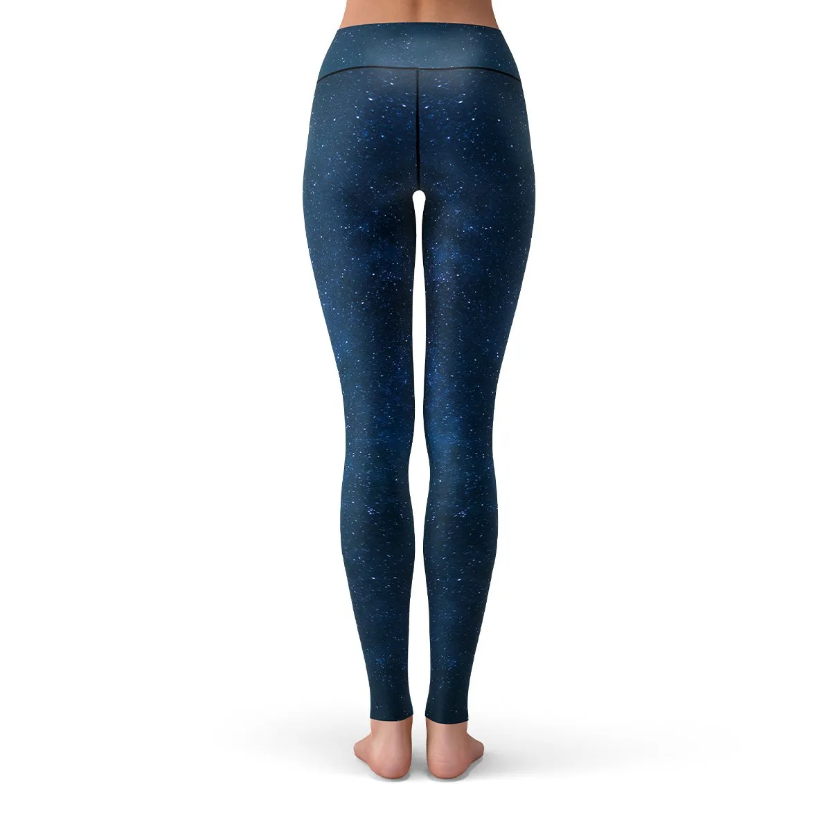 Midnight Blue Stars Leggings