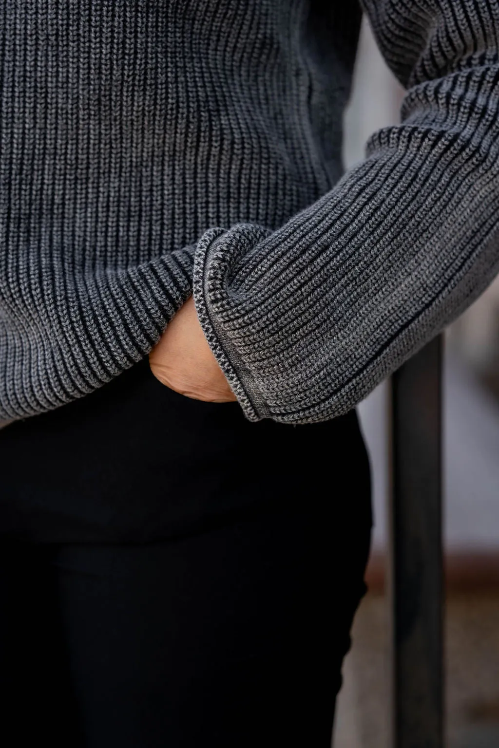 Mineral Wash Knit Sweater