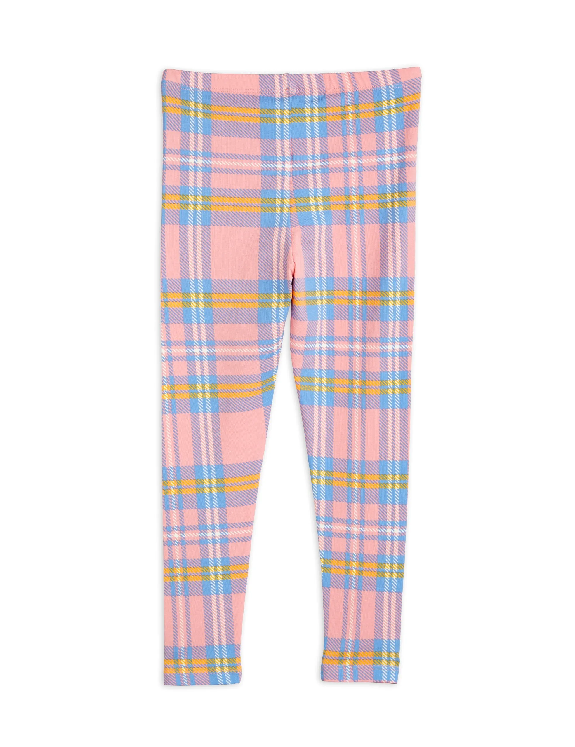 Mini Rodini Check AOP Leggings - Pink